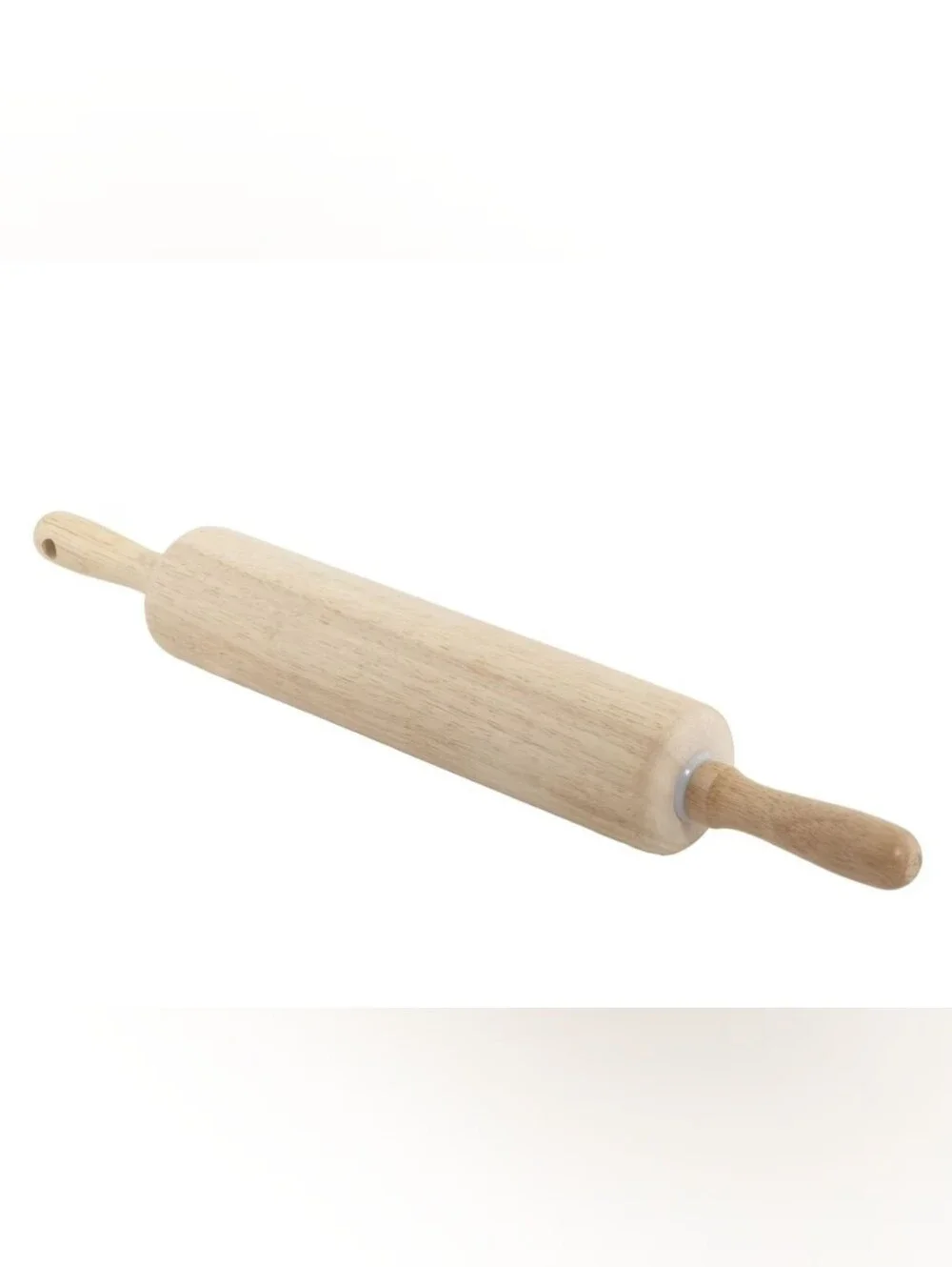 Natural Wood Rolling Pin for Baking - Light Brown